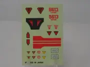 Vintage Robo Strux Reptex Tomy Zoids Original Sticker Sheet ONLY Uncut OEM