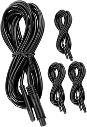 KOMBIUDA 4pcs Rearview Extension Cords for Vehicle Audio Visual Equipment Backup Cable for Pin Connection Multipurpose Use for Dash Cam and More