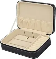 TAOTAOOPK Watch Box Holder PU Leather Jewellery Organiser Eyeglasses Case