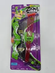 Zooma Bow & Arrow Set with 4 Suction Tipped Arrows & Holder w/ Belt Clip
