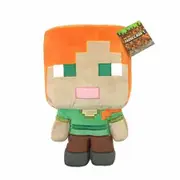 Minecraft Alex Plush Doll Pillow Buddy Stuffed Toy Kids Soft Cuddly Birthday Christmas Gift Bedroom Decoration