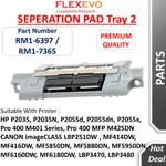 RM1-7365 托盤 2 分離墊適用於 HP LASERJET P2035 P2055 PRO 400 M401 M4