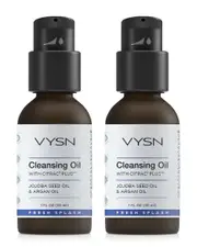 VYSN Unisex 1oz Cleansing Oil with CitraC Plus - Jojoba Seed Oil & Argan Oil - 2 Pack