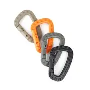 Carabiner quickdraw tool Clip Webbing strap Outdoor Backpack Buckle Snap Lock Ca