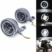 LED 4.5" Passing Spot Fog Light W/ Roll Cage Guard Bar Tube Mount Bracket Clamp