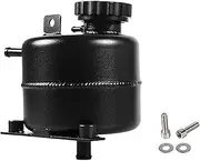 2.5L Aluminium Polished Radiator Coolant Water Overflow Expansion Tank Reservoir,Expansion Alloy Tank Radiator Reservoir Tank with Cap for Mini Cooper S R52 R53,Black