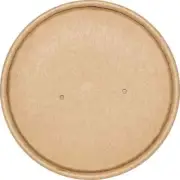 International Tableware, Inc Vented Kraft Paper Snug Fit Soup Cup Lid