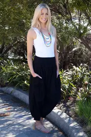 Lined Harem Pant--NEM-MTR780-S14