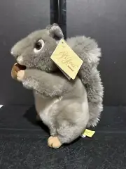 Aurora Miyori Plush Squirrel With nut acorn 8" Tall New With Tags