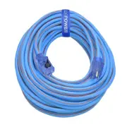 100 ft 14/3 SJEOW TPE Rubber Heavy Duty Extension Cord with Lighted Locking Conn