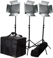 Ikan IB1000-KIT Bi-Color Studio Light, 3-Piece Kit (Black)