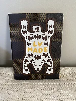 UNUSED Louis Vuitton LV2 NIGO Virgil Abloh Bear Clemence Notebook GI0504 Damier