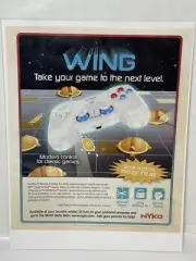 2008 Wing Wireless Game Controller Promo Vintage Print Ad/Poster Official Art