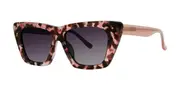 Kensie Just Enough Polarized Rosewood Tortoise Women’s Sunglasses Tortoiseshell Size 54