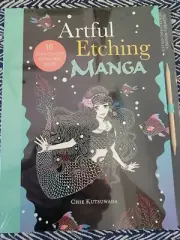 ARTFUL ETCHING BOOK MANGA 10 SCRATCH OFF ART DESIGNS BRAND NEW SEALED