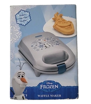 Silver Disney "Frozen" DFR-6 Waffle Maker Olaf's face F25