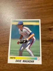 1990 Panini Album Stickers Dave Magadan Mets #300