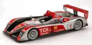 Model Car Scale 1:43 spark Model Audi R 10 N.1 6th Lm diecast Layout