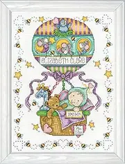 Design Works Balloon Ride Cross Stitch Kit, Multi-Colour