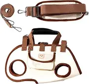 Hogvinnatil Dog Carrier - One Shoulder Strap for Small Dogs up to 8 kg - Portable Breathable Dog Bag for Travel On the Go Puppies Small Animals