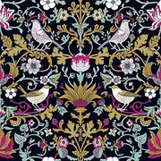 BaoHArtHome Vintage William Morris Peel and Stick Wallpaper Abstract Contact Paper for Bathroom Home Wall Deor Wallpaper 17.7in x 9.8ft