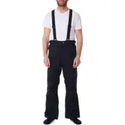 Alpine Swiss Mens Waterproof Snowboard Ski Snow Pants with Removeable Suspenders