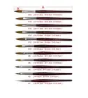 1PC Kolinsky Sable Acrylic Nail Art Brush No. 2/4/6/8/10/12/14/16/18
