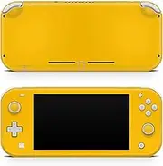 TACKY DESIGN Classic Solid Color Wave Skin Compatible with Nintendo Switch lite, Cute Yellow Switch lite Stickers Vinyl 3m Decal Cute Full wrap Cover