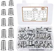 GkgWuxf Threaded Bolt Fastener | Socket Hexagon Nuts Kit for Home - Bolt Connector Set, Home Hardware for Wood Furniture Pine Fiberboard