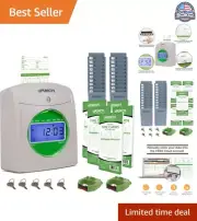 Advanced AutoAlign Time Clock Bundle with 100 Cards, Racks, Ribbons & Keys
