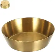 COMNESTBI Stainless Steel Condiment Cup Round Seasoning Bowl Mini Kimchi Dishes Appetizer Plates Easy to Clean Vintage Look