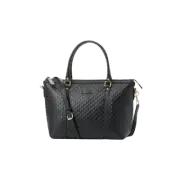 Gucci Micro GG Ssima Shoulder Bag Black
