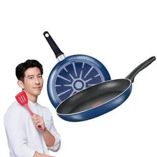 【Tefal 特福】MOMO獨家 法國製烈火悍將系列32CM不沾鍋平底鍋