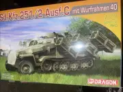 DRAGON 7306 1/72 Sd.Kfz.251/2 Ausf.C mit Wurfrahmen 40 Open Box, Sealed Contents