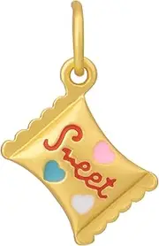 [Zicdije] Pack of 10 PCS 3D Enamel Charms Matte Gold Plated Kawaii Colored Pendants with Jump Ring for DIY Bracelets Jewelry Making Accessories