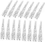 [VILLFUL] 120pcs Trumpet Flower Holder Beads Spacer Caps DIY Jewelry Making Beads Metal Embellishments Spacer Beads Caps Bracelets DIY Materials Bead Caps for Jewelry Making Loose Bead