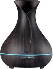 Devanti 400ml 4 in 1 Aroma Diffuser with remote control- Dark Wood