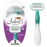 BIC Soleil Sensitive Advanced Women's Disposable Razors With 360° Moisture
