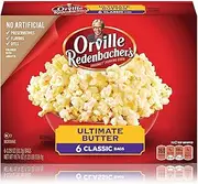Orvillle Redenbacher's Ultimate Butter Microwave Popcorn, 6 Packs (118.44 Ounces Total)