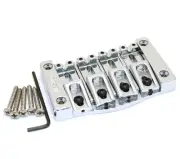 Hipshot Chrome TransTone 4-string Bass Bridge .750" String Spacing 5T400C