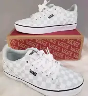NEW VANS Size 10 SELDAN Checkerboard PALE AQUA pastel mint green Womens Shoes