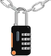 Gym Locker Lock | Waterproof 4 Digit Outdoor Padlocks - Padlock for School Gym Locker Outdoor Hasp Cabinet Gate Shed
