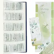 72 Bible Tabs with Bookmark and Alignment for Study Bible, Mini Bible Labels for Old and New Testament, Large Print Laminated Indexing Tabs for Bible Chapters, Bible Book Index Tabs for Women