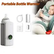 USB Rechargeable Baby Bottle Warmer 6Levels Temperature Adjustment Travel