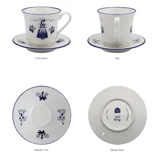 韓國1537  牛奶女孩 咖啡杯盤組  杯盤組  咖啡杯 咖啡盤 紅茶杯 Ooh La La