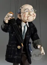 Old Man Joe Marionette Puppet - Handmade in Prague