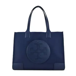 【TORY BURCH】ELLA 經典縫線LOGO尼龍托特包(小號/多色選)