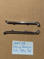 AMT 68 CHEVY CAMARO SIDE PIPES NEW! 1/25