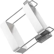 IMIKEYA Modern 2-Tier Storage Shelf Corner Organizer for Bathroom Kitchen Draining Holes for Toiletries