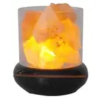 Diffuser Crystal Salt Stone Night Light Mist Humidifier USB Essential Oil3974